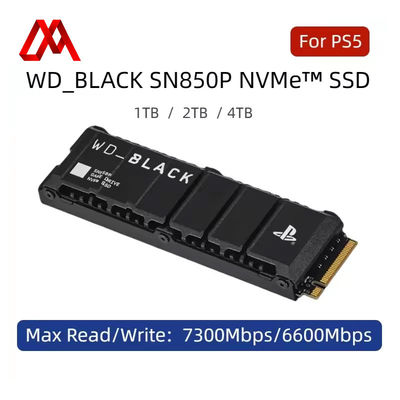 WD SONYSN850P SSD Playstation 5 Αποθηκευτική επέκταση Western Digital Εξωτερικός σκληρός δίσκος SN850P-1T/2T/4T